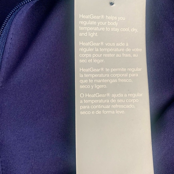 Under Armour Girl’s Half Zip Heat Guard Pull Over Long Sleeve Size YXL - Picture 4 of 6